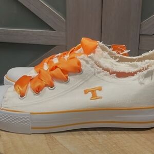Women's Tennessee Vols Orange and White Sneakers